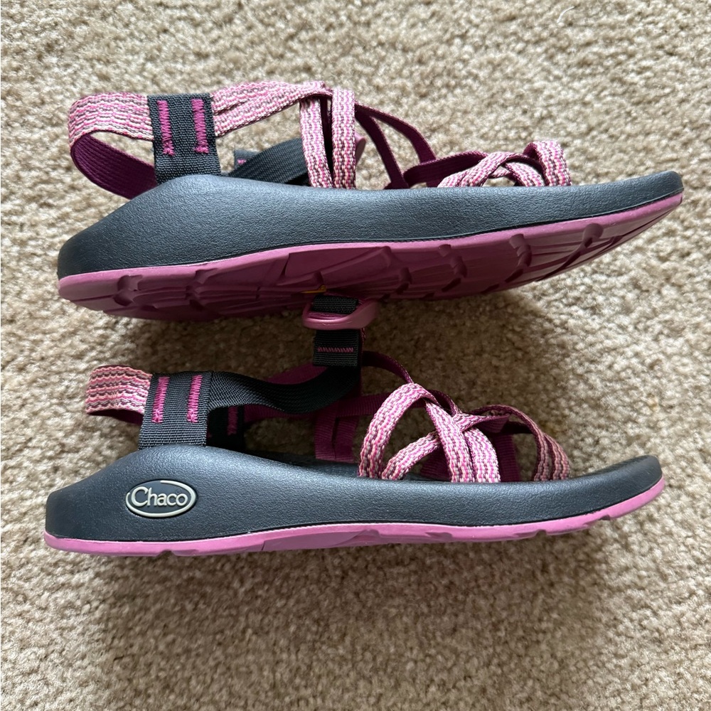 Chaco ZX/2 dual strap rapid pro vibrant outdoor hiking sandals pink sz8 - Picture 8 of 9